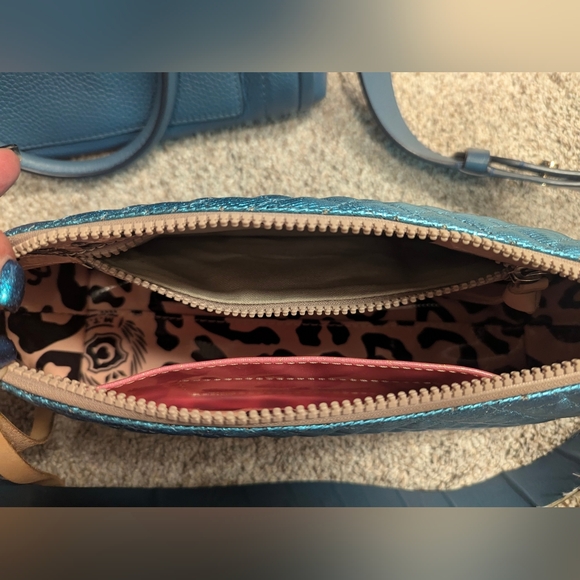 Consuela  Electric Blue Mish Quilted Wristlet Or Toolkit. Like New - Picture 7 of 7